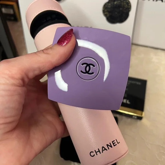 Chanel Makeup Brush Set Ballerine / Mirror Immortelle Limited Ed